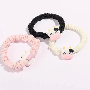 🐮 Adorable colorful COW Scrunchies!!!! Thin scrunchie! can wear as bracelets